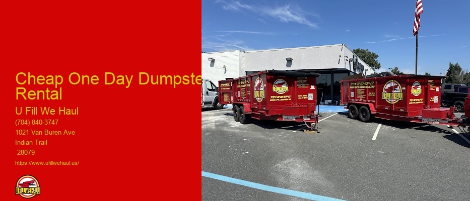 We Haul Dumpster Rental