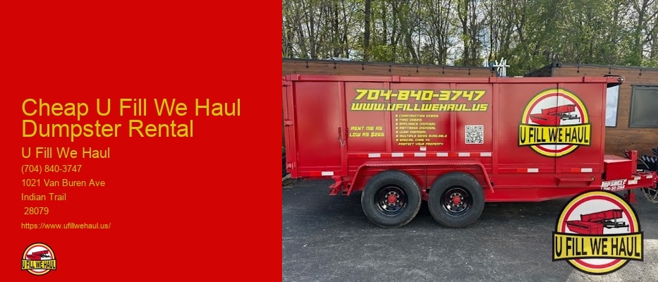 Affordable Dumpster Rental In Nc